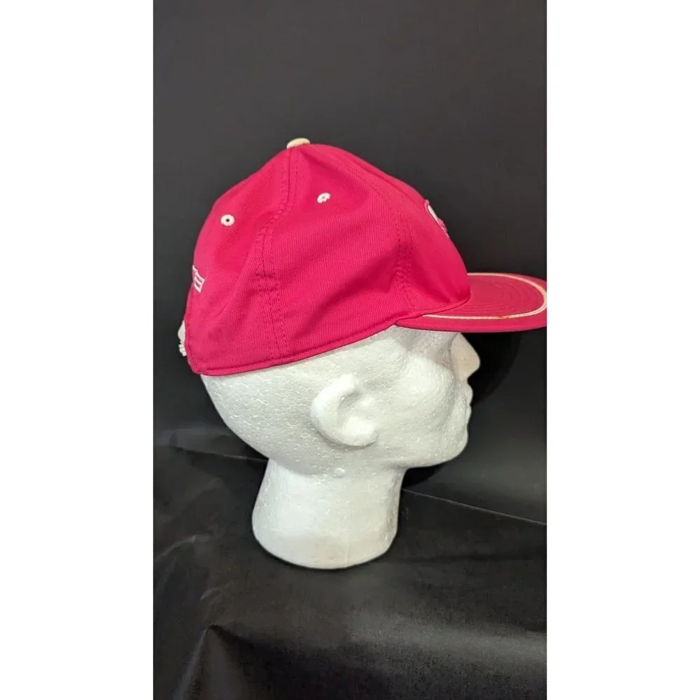 Puma Ball Cap hat pink snap back adjustable baseball,‎ softball, trucker hat